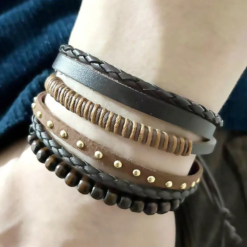 Modisches Kunstlederarmband