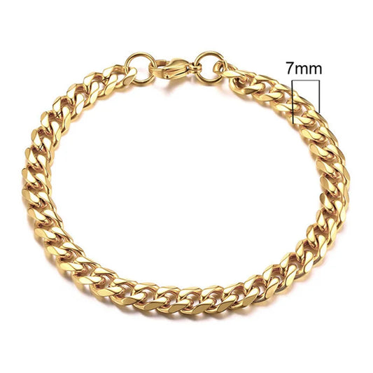 Cuban Curb Chain Armband