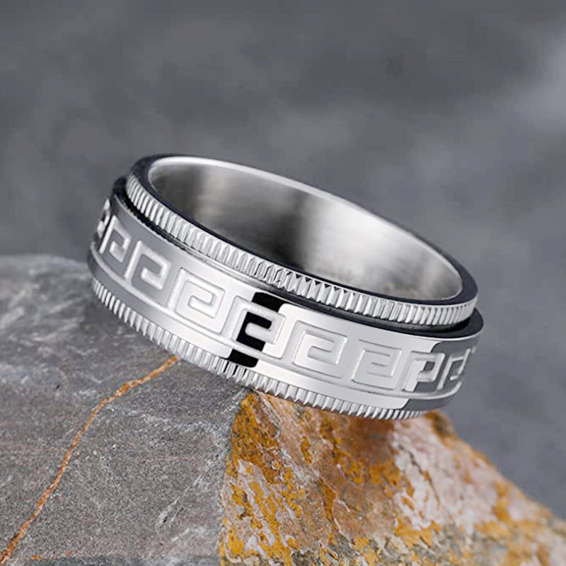 Street Style Titan Stahl Ring