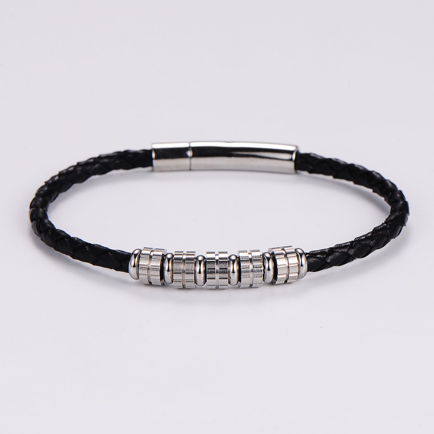 Geometrisches Lederseil-Armband