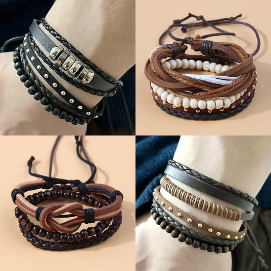 Modisches Kunstlederarmband