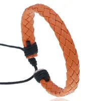 Geflochtenes Kunstlederarmband