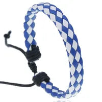 Geflochtenes Kunstlederarmband