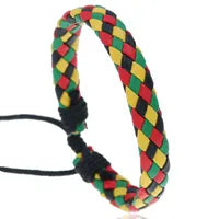 Geflochtenes Kunstlederarmband
