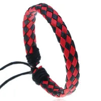 Geflochtenes Kunstlederarmband