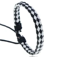 Geflochtenes Kunstlederarmband