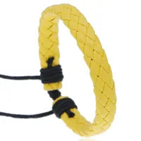 Geflochtenes Kunstlederarmband