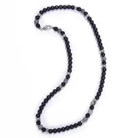 Unisex Natursteinperlen-Kette