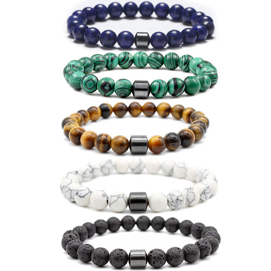 Armband Edelstahl Howlith