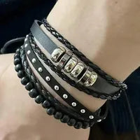 Modisches Kunstlederarmband