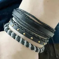 Modisches Kunstlederarmband
